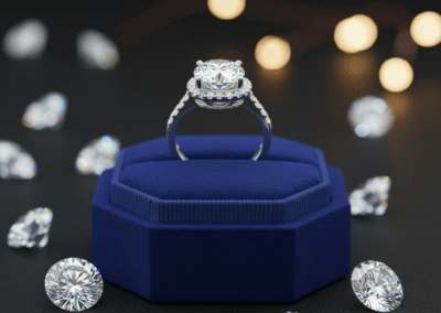 4 Karat Diamond ring in white gold setting R100,000